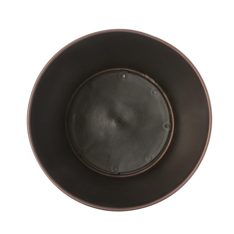 Bath Bliss 5 Liter Small Wastebasket | Round Open Top | Trash Can | Bathroom | Bedroom | Kitchen | Office | Dorm | Disposal Waste Bin | Garbage | Oil Rubbed Bronze - Image 4